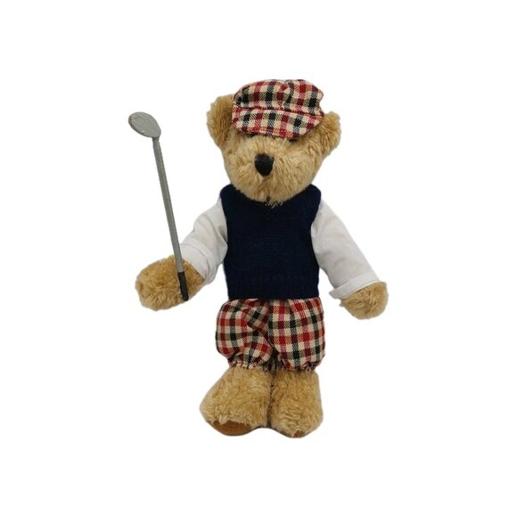 Wang’s International Teddy Bear Plush Golf Outfit Stuffed Animal - Picture 1 of 7